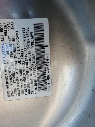 Photo 13 VIN: 5FNRL38738B400911 - HONDA ODYSSEY EX 