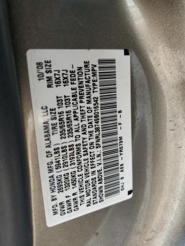 Photo 11 VIN: 5FNRL38749B016542 - HONDA ODYSSEY EX 