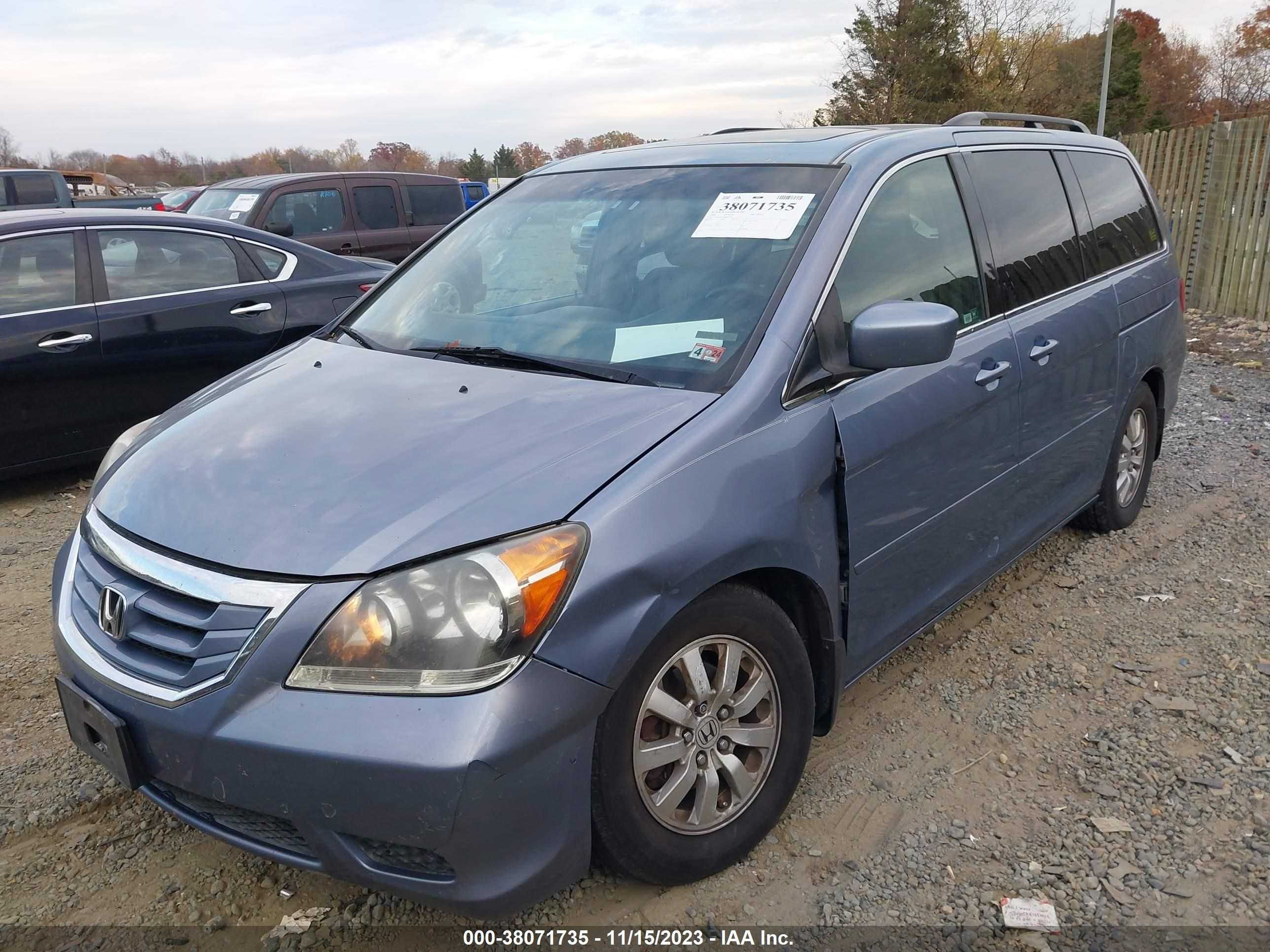 Photo 1 VIN: 5FNRL38778B014976 - HONDA ODYSSEY 