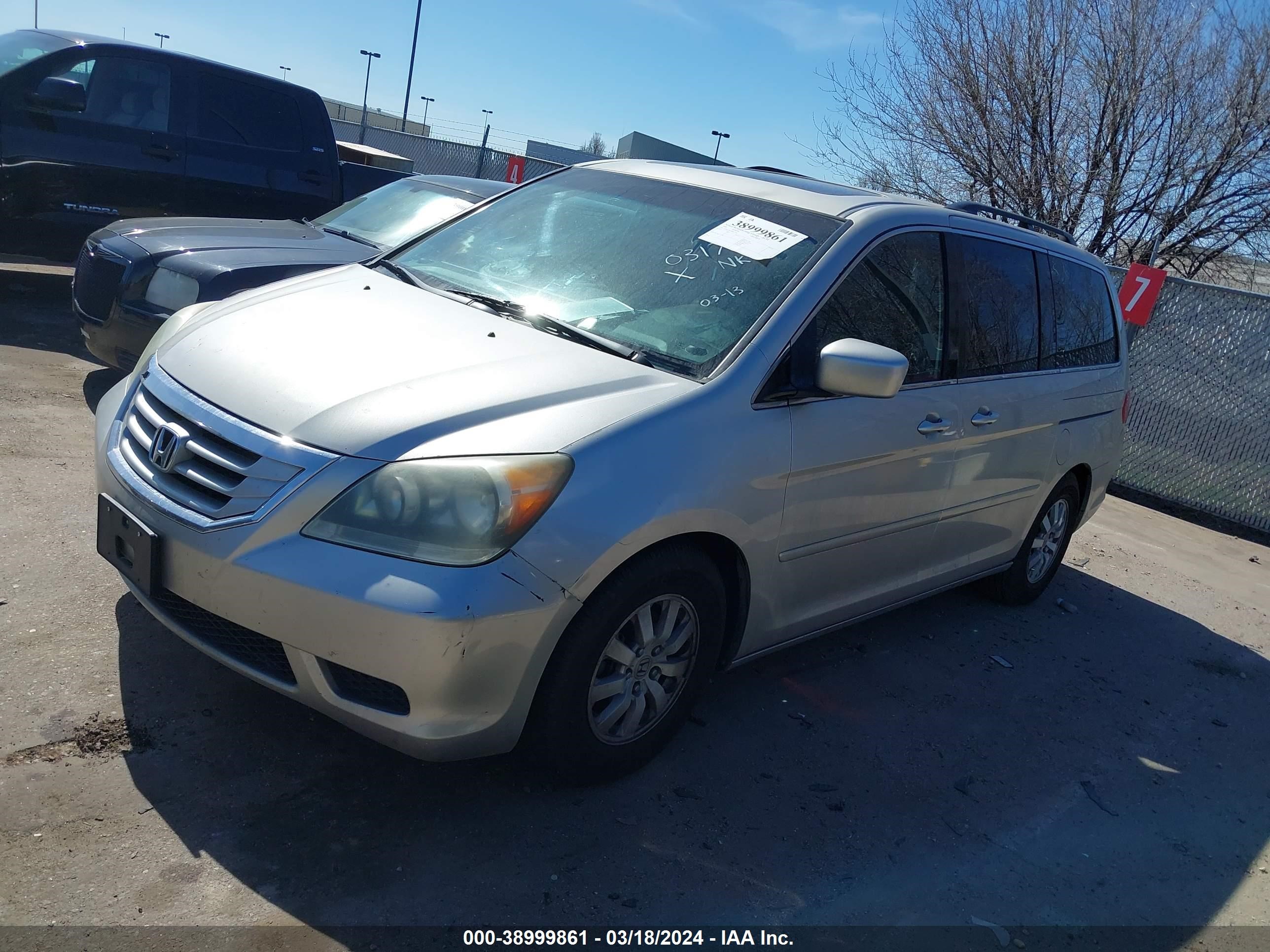 Photo 1 VIN: 5FNRL38778B031700 - HONDA ODYSSEY 