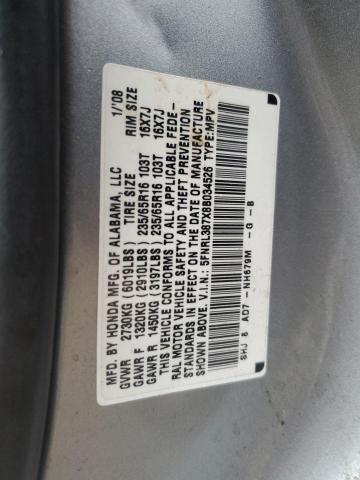 Photo 12 VIN: 5FNRL387X8B034526 - HONDA ODYSSEY EX 