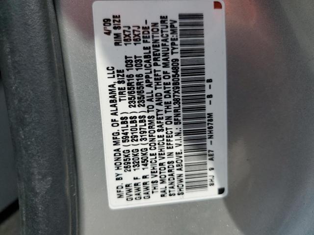 Photo 12 VIN: 5FNRL387X9B054809 - HONDA ODYSSEY EX 