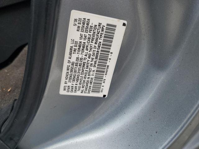 Photo 12 VIN: 5FNRL38806B104024 - HONDA ODYSSEY TO 