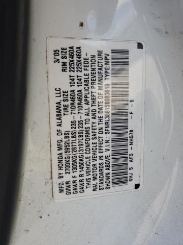 Photo 12 VIN: 5FNRL38815B083618 - HONDA ODYSSEY TO 