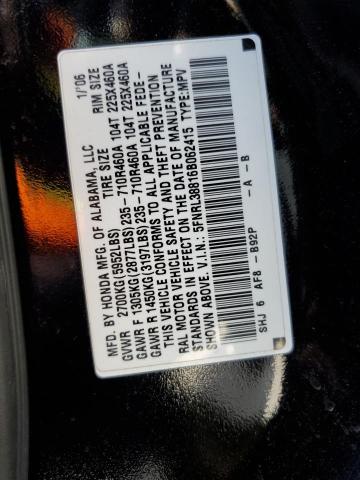 Photo 13 VIN: 5FNRL38816B062415 - HONDA ODYSSEY TO 