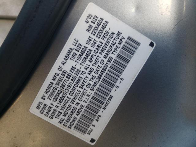 Photo 12 VIN: 5FNRL38845B091308 - HONDA ODYSSEY TO 