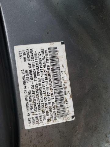 Photo 13 VIN: 5FNRL38848B018637 - HONDA ODYSSEY TO 