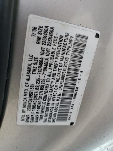 Photo 12 VIN: 5FNRL38876B120723 - HONDA ODYSSEY TO 