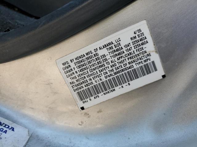 Photo 12 VIN: 5FNRL38885B093403 - HONDA ODYSSEY TO 