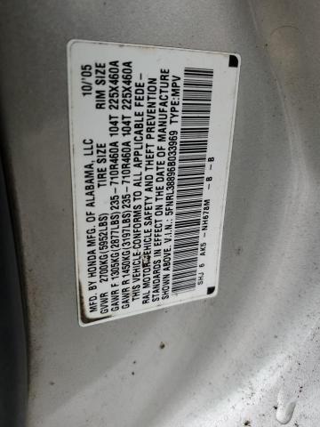 Photo 11 VIN: 5FNRL38896B033969 - HONDA ODYSSEY 