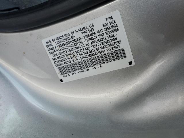 Photo 12 VIN: 5FNRL388X6B118741 - HONDA ODYSSEY 