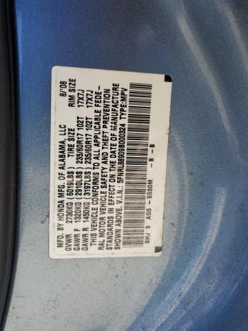 Photo 12 VIN: 5FNRL38909B000324 - HONDA ODYSSEY TO 