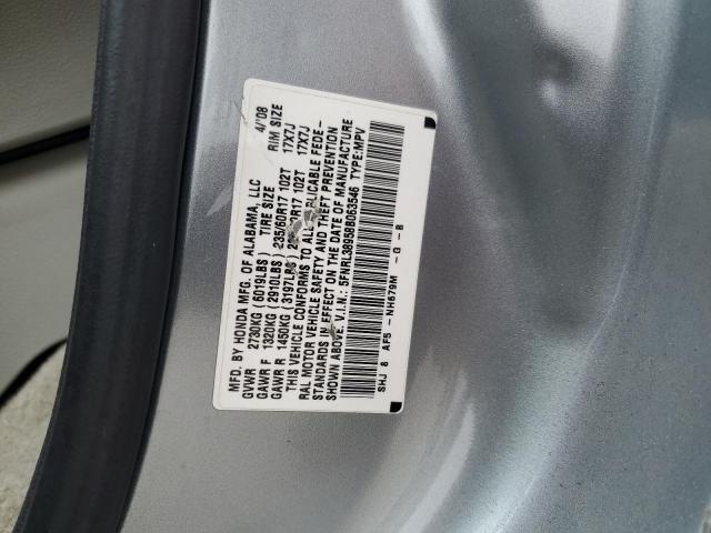 Photo 12 VIN: 5FNRL38958B063546 - HONDA ODYSSEY TO 