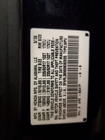 Photo 12 VIN: 5FNRL38968B082655 - HONDA ODYSSEY TO 