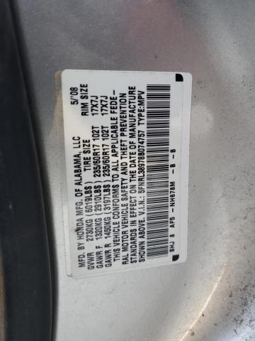 Photo 11 VIN: 5FNRL38978B074757 - HONDA ODYSSEY TO 