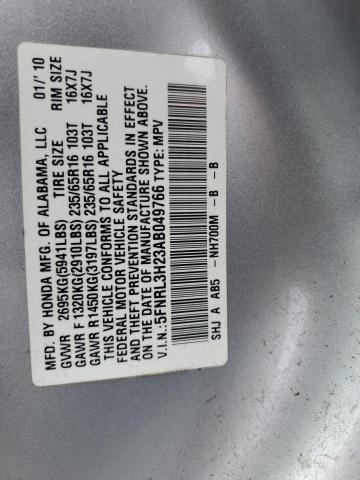 Photo 13 VIN: 5FNRL3H23AB049766 - HONDA ODYSSEY LX 