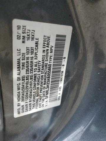 Photo 12 VIN: 5FNRL3H23AB055860 - HONDA ODYSSEY LX 