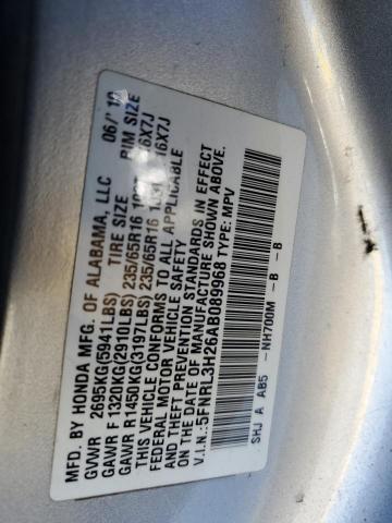 Photo 11 VIN: 5FNRL3H26AB089968 - HONDA ODYSSEY LX 