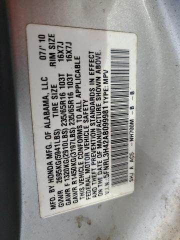 Photo 13 VIN: 5FNRL3H42AB099981 - HONDA ODYSSEY EX 