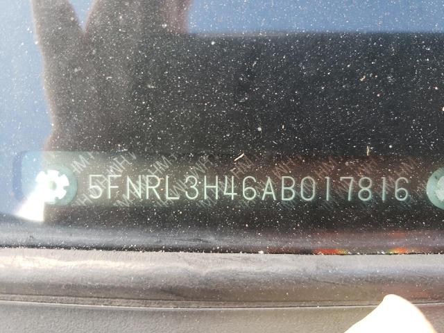 Photo 9 VIN: 5FNRL3H46AB017816 - HONDA ODYSSEY EX 