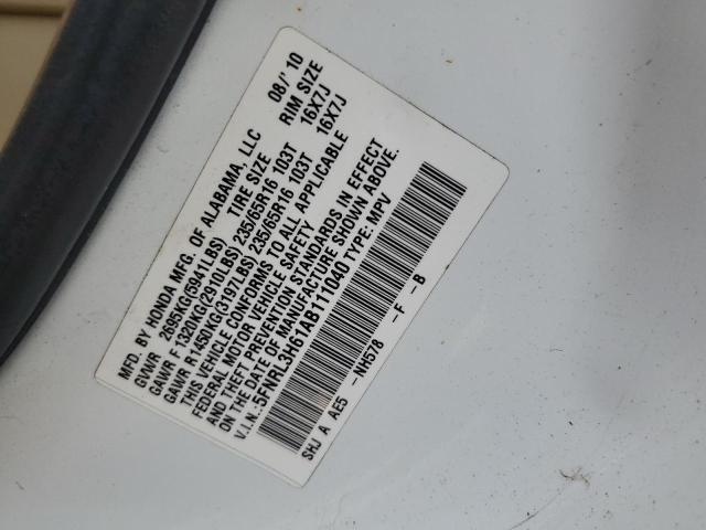 Photo 12 VIN: 5FNRL3H61AB111040 - HONDA ODYSSEY EX 