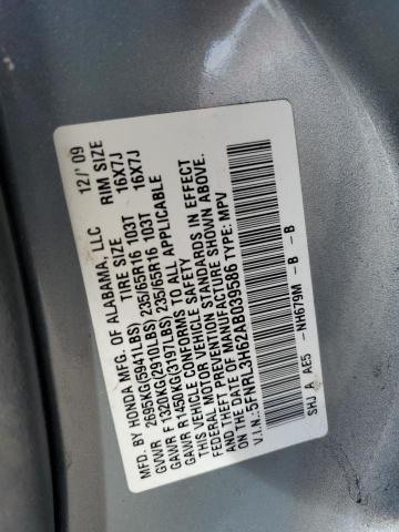 Photo 12 VIN: 5FNRL3H62AB039586 - HONDA ODYSSEY EX 