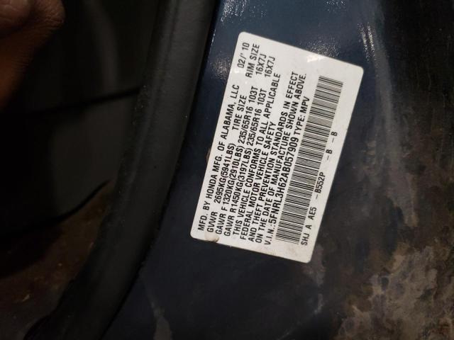 Photo 9 VIN: 5FNRL3H62AB057909 - HONDA ODYSSEY EX 