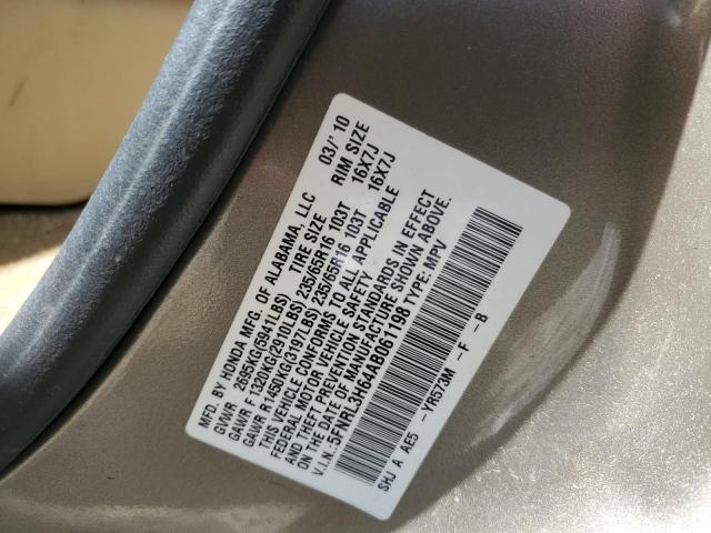 Photo 13 VIN: 5FNRL3H64AB061198 - HONDA ODYSSEY EX 