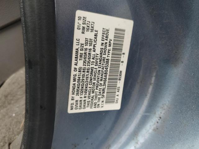 Photo 11 VIN: 5FNRL3H66AB045388 - HONDA ODYSSEY EX 