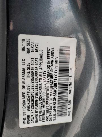 Photo 12 VIN: 5FNRL3H66AB087172 - HONDA ODYSSEY EX 