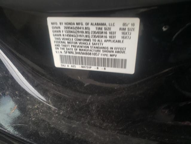 Photo 9 VIN: 5FNRL3H69AB081057 - HONDA ODYSSEY EX 