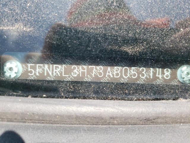 Photo 9 VIN: 5FNRL3H73AB053148 - HONDA ODYSSEY EX 