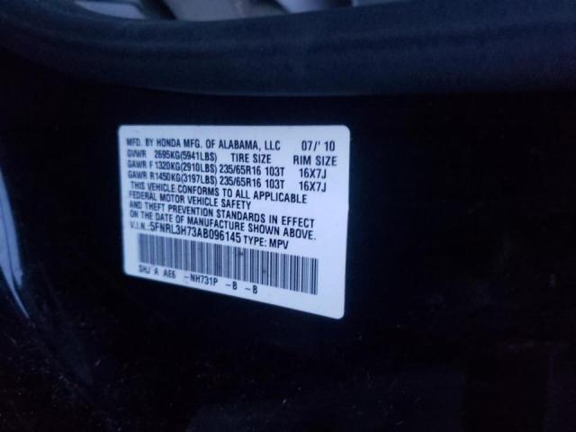 Photo 9 VIN: 5FNRL3H73AB096145 - HONDA ODYSSEY EX 