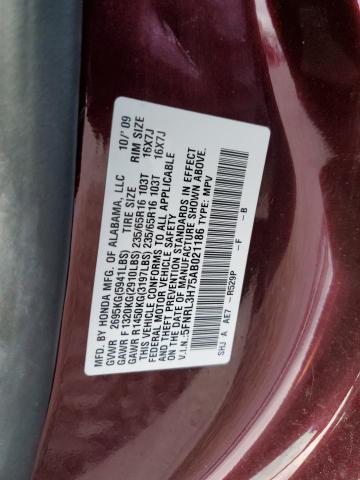 Photo 12 VIN: 5FNRL3H75AB021186 - HONDA ODYSSEY EX 