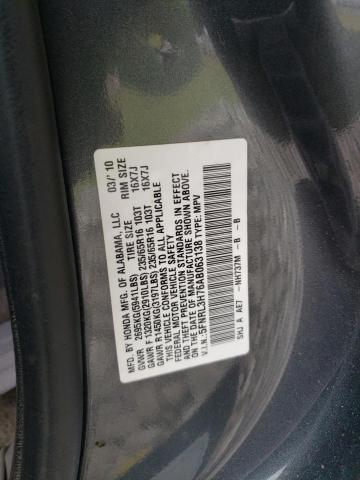 Photo 9 VIN: 5FNRL3H76AB063138 - HONDA ODYSSEY EX 