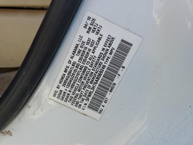 Photo 13 VIN: 5FNRL3H76AB069246 - HONDA ODYSSEY EX 