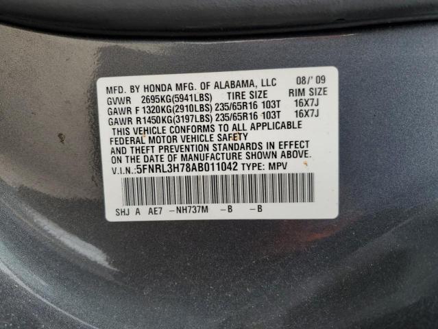 Photo 13 VIN: 5FNRL3H78AB011042 - HONDA ODYSSEY EX 