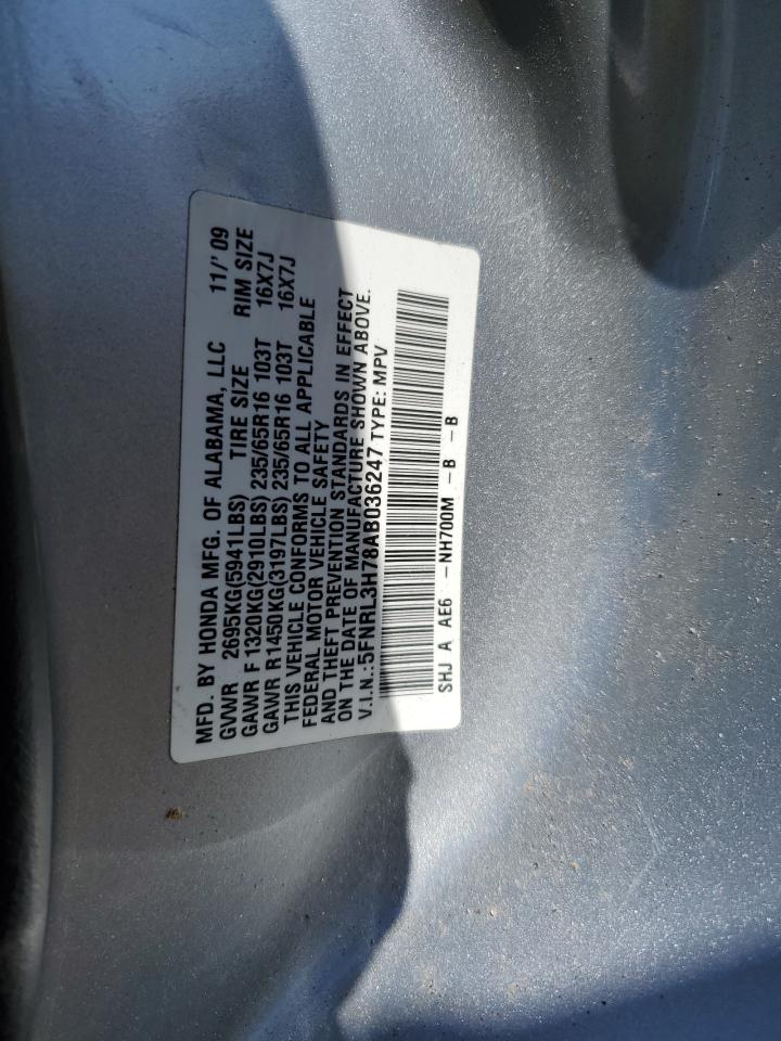 Photo 11 VIN: 5FNRL3H78AB036247 - HONDA ODYSSEY 