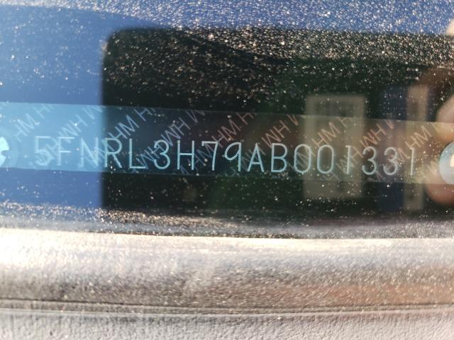 Photo 9 VIN: 5FNRL3H79AB001331 - HONDA ODYSSEY EX 