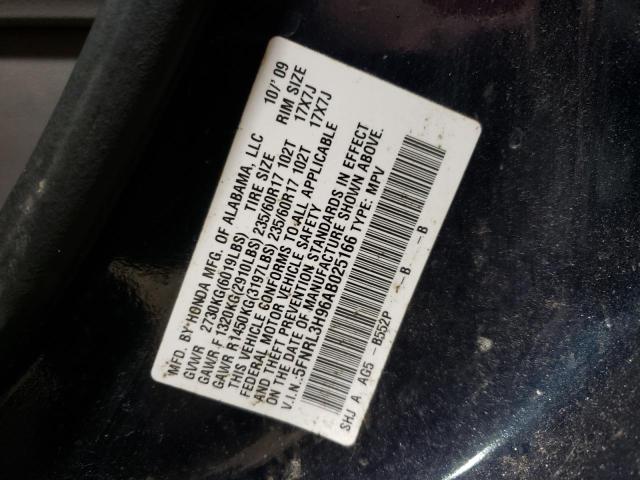 Photo 12 VIN: 5FNRL3H96AB025166 - HONDA ODYSSEY TO 