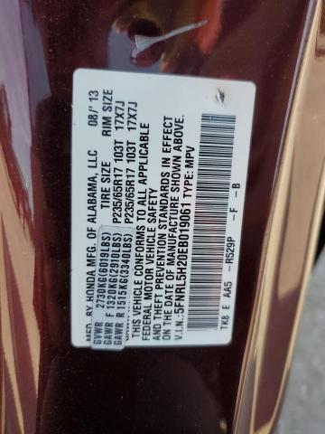 Photo 13 VIN: 5FNRL5H20EB019061 - HONDA ODYSSEY LX 