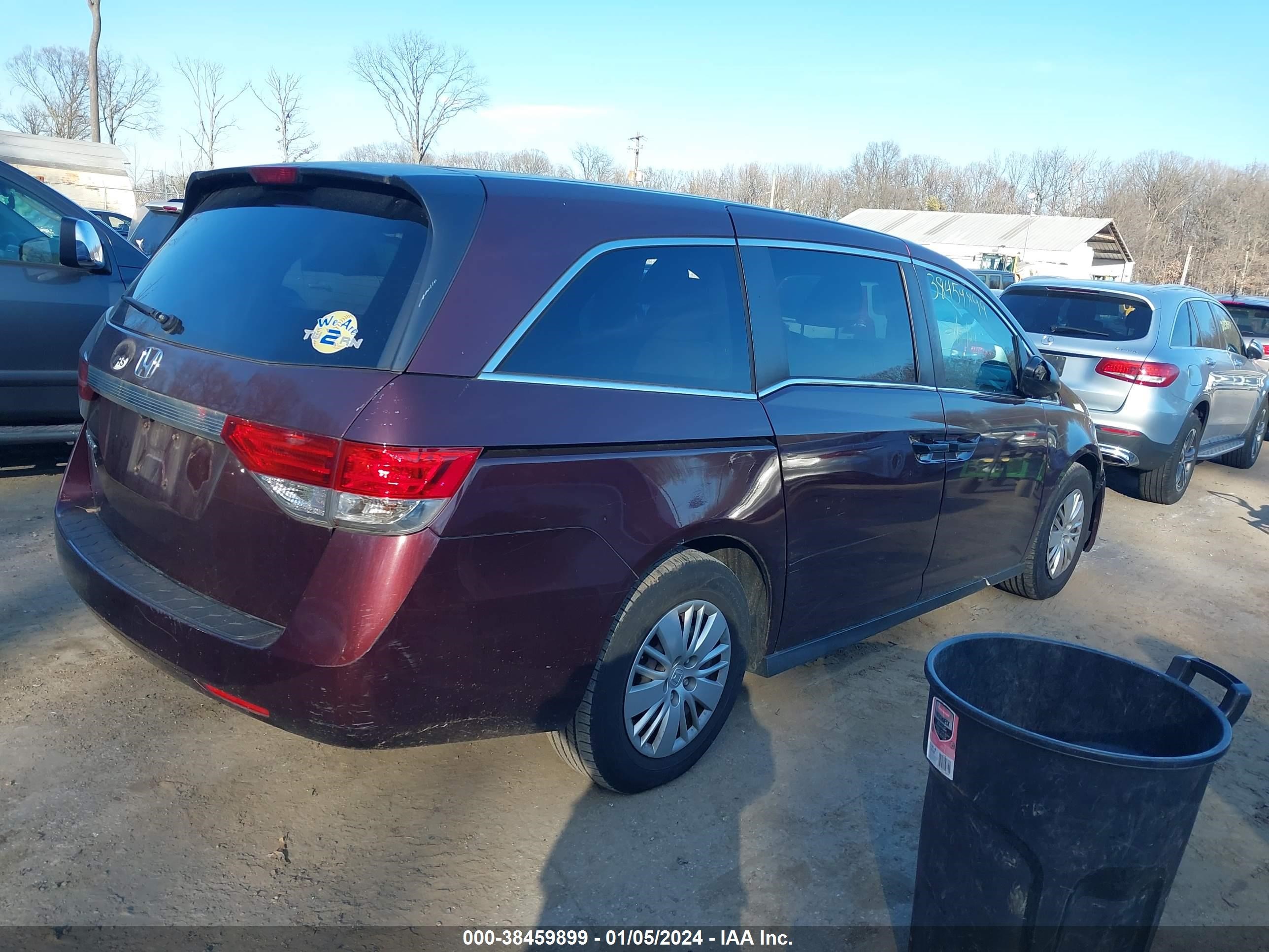 Photo 3 VIN: 5FNRL5H20EB111805 - HONDA ODYSSEY 