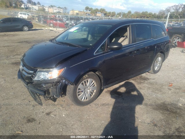 Photo 1 VIN: 5FNRL5H22EB121963 - HONDA ODYSSEY 