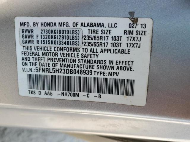 Photo 12 VIN: 5FNRL5H23DB048939 - HONDA ODYSSEY 