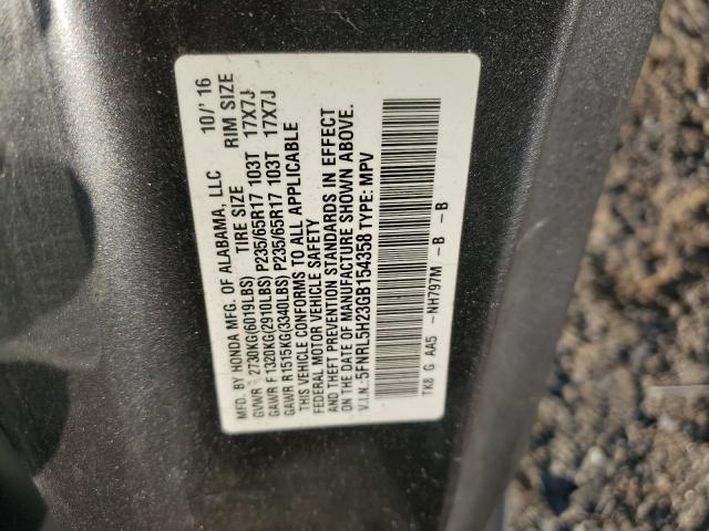 Photo 12 VIN: 5FNRL5H23GB154358 - HONDA ODYSSEY LX 