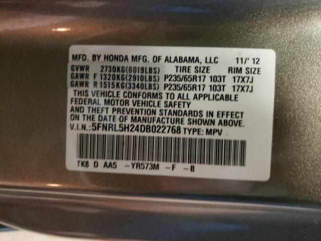 Photo 11 VIN: 5FNRL5H24DB022768 - HONDA ODYSSEY LX 