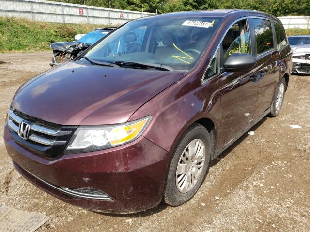 Photo 1 VIN: 5FNRL5H24EB043640 - HONDA ODYSSEY LX 