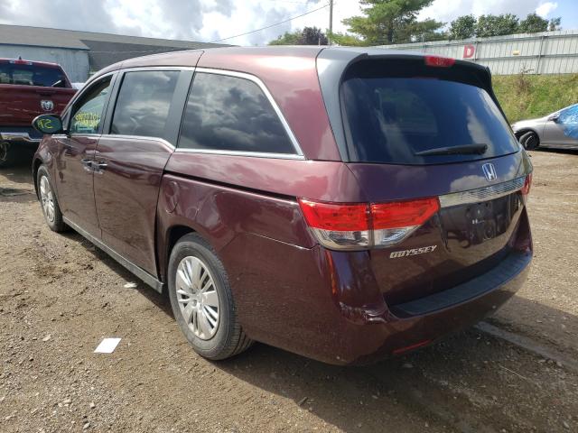 Photo 2 VIN: 5FNRL5H24EB043640 - HONDA ODYSSEY LX 