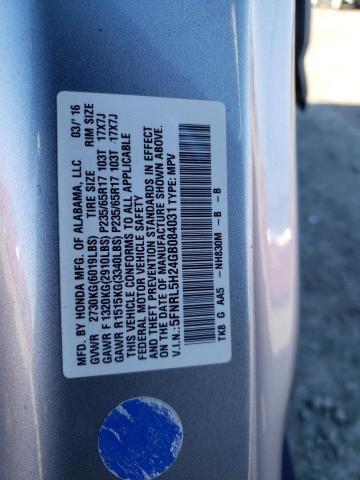 Photo 9 VIN: 5FNRL5H24GB084031 - HONDA ODYSSEY LX 