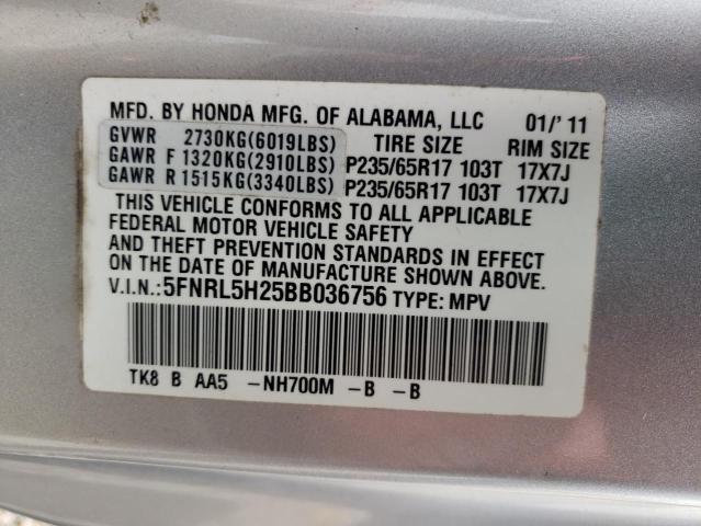 Photo 12 VIN: 5FNRL5H25BB036756 - HONDA ODYSSEY LX 